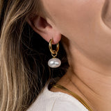 Staple Pearl Hoops