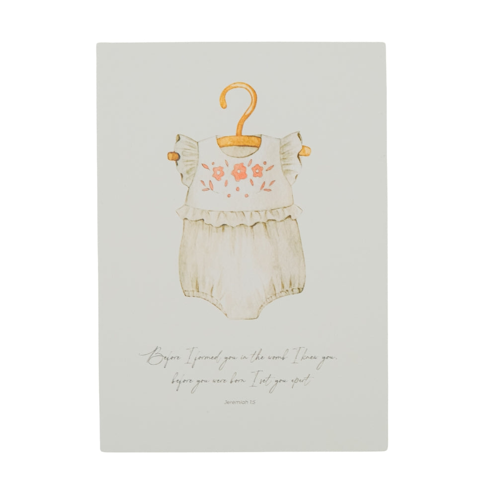 Purpose & Proverbs Nursery Scripture Card