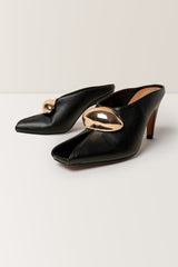 Azola Chunky Trim Mule Heel