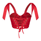 Malondie Solid Fruits Crop Top