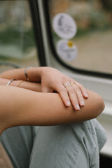 Aqua Ring Silver