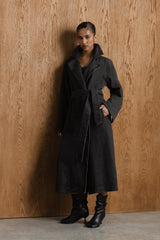 Musarrat Denim Trench