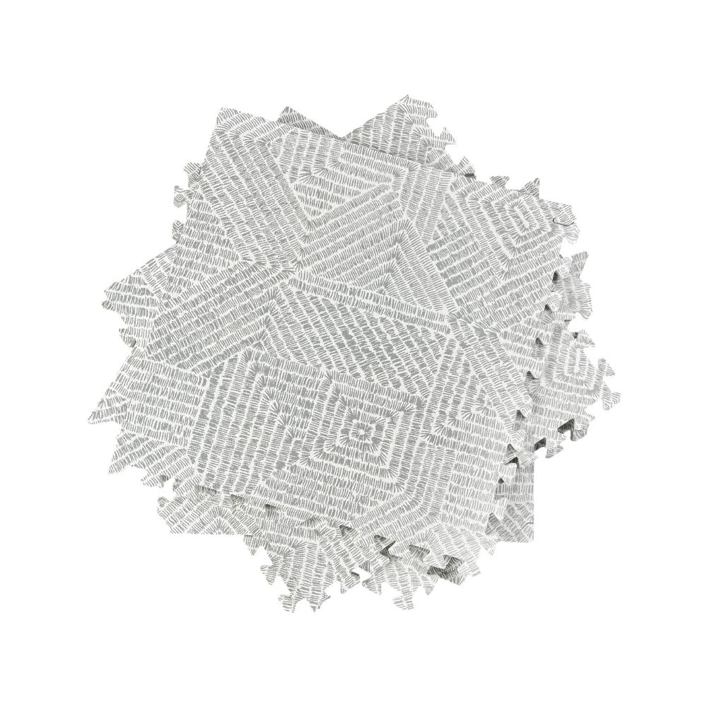 Tayla Jean Grey Maze Tile Play Mat