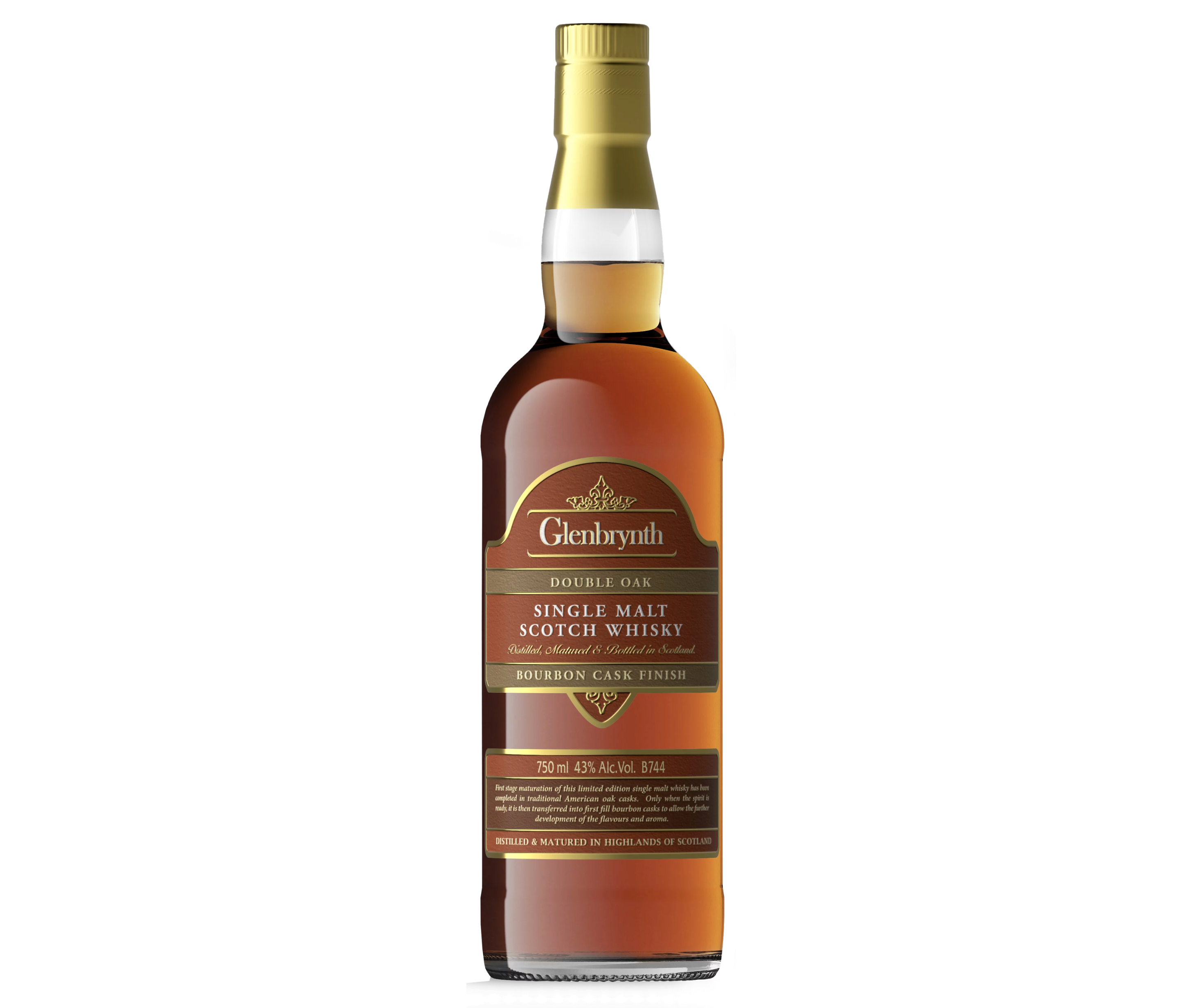 Glenbrynth Single Malt Unaged Bourbon Finish 750ml