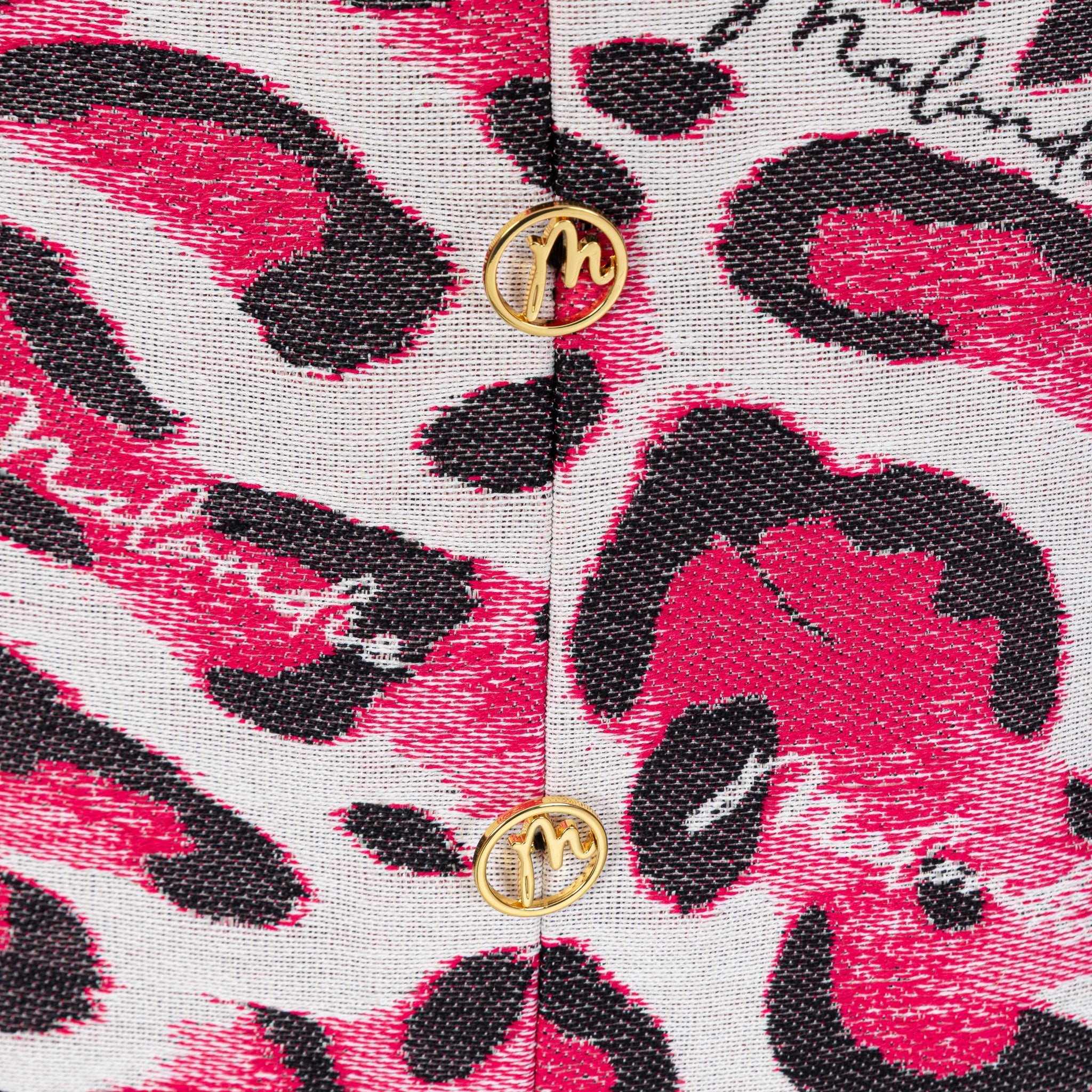 Malondie Pink Safari Pencil Skirt