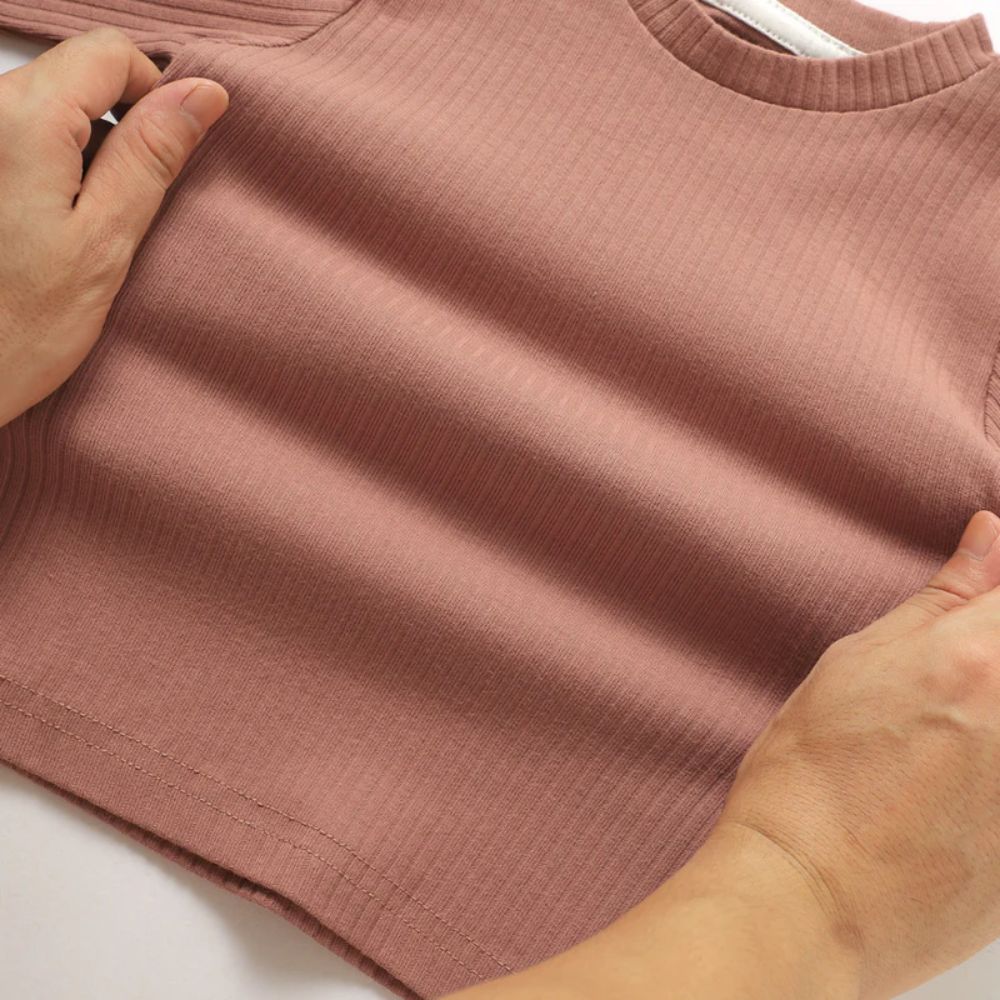 Boki Organic Rib Long Sleeve Pyjamas Set