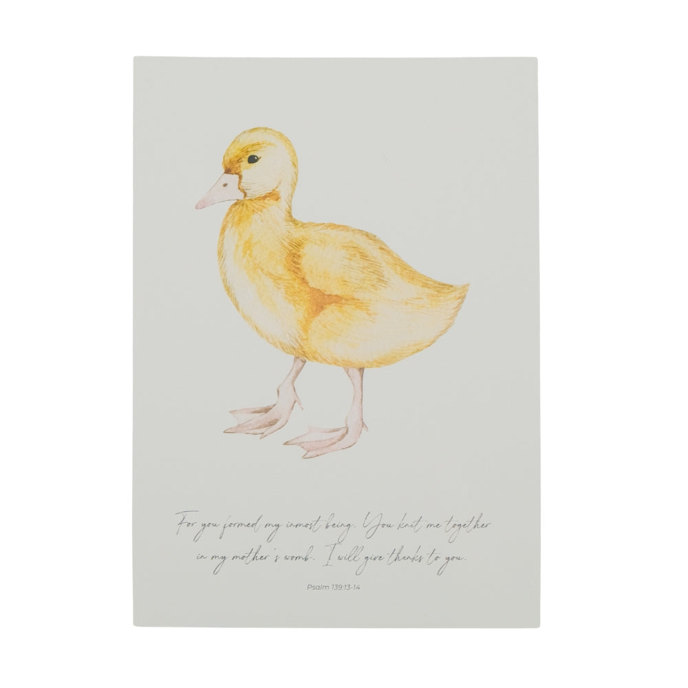 Purpose & Proverbs Nursery Scripture Card