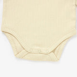 Boki Frilled Organic Rib Long Sleeve Set