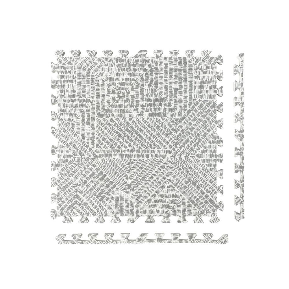 Tayla Jean Grey Maze Tile Play Mat