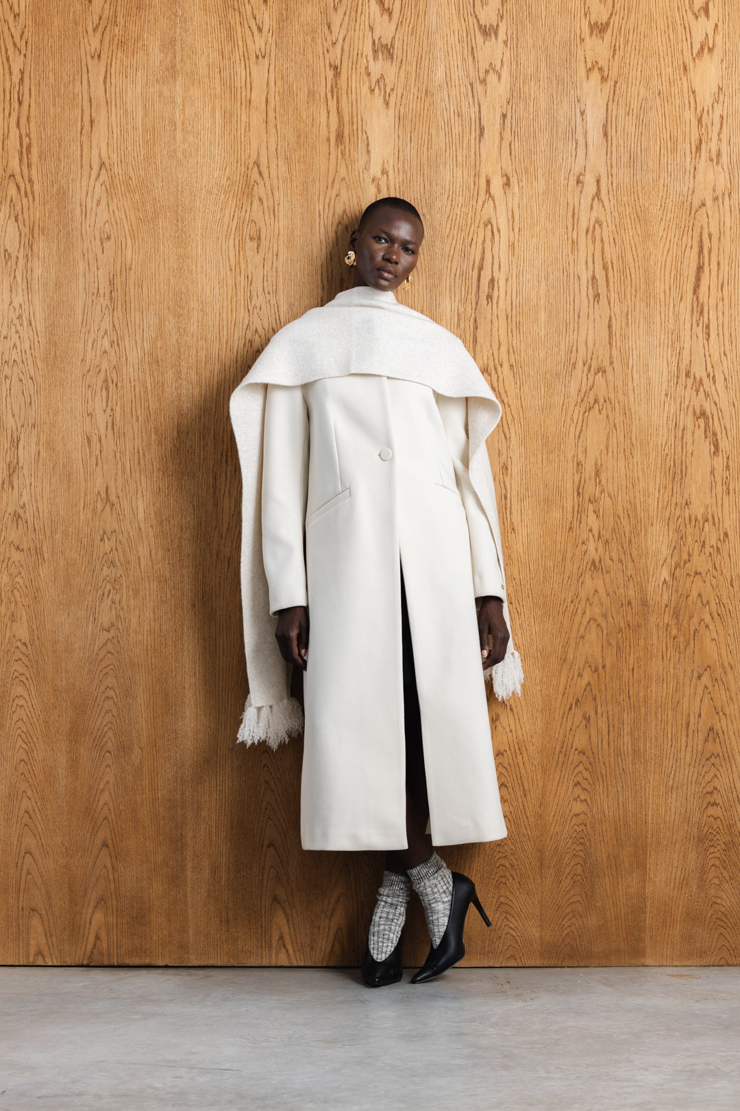Maia High Collar Coat