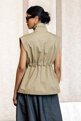 Bia Sleeveless Utility Jacket