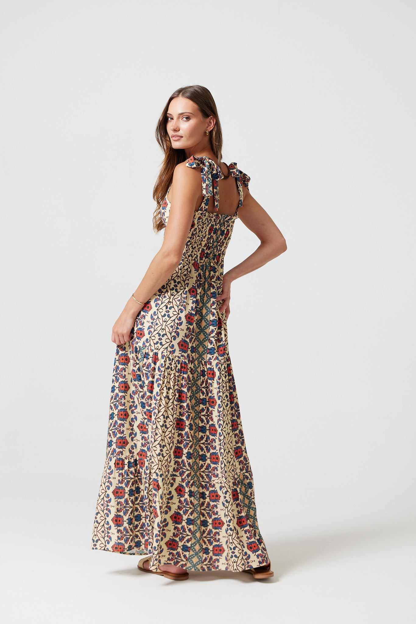 Stella Dress in Mosaic print