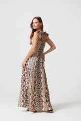 Stella Dress in Mosaic print