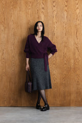 Yoliswa Mock Wrap Knit Top