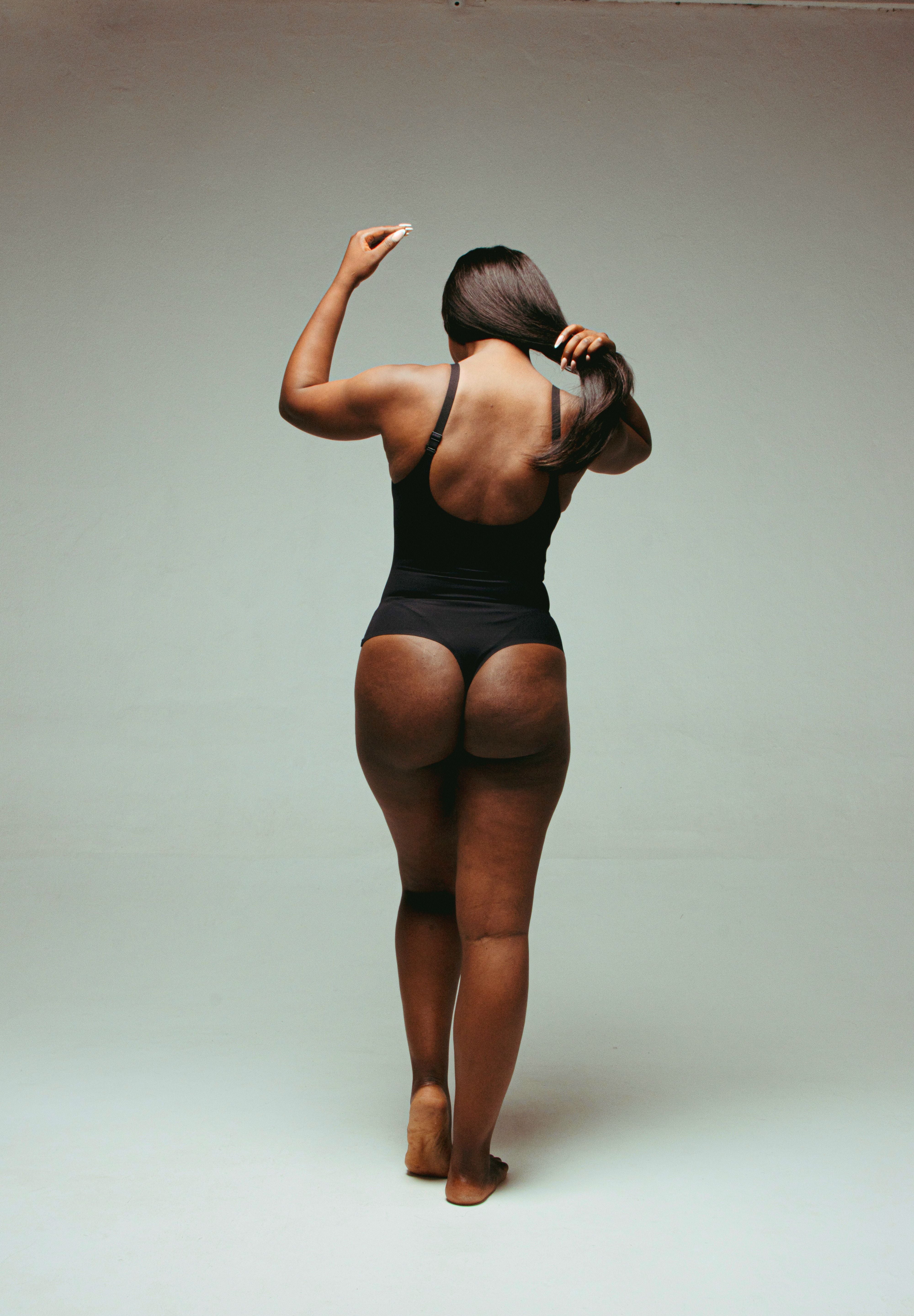 Seamless Plunge Thong Bodysuit