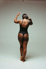 Seamless Plunge Thong Bodysuit