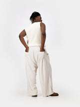 Knitwear Vest - Ecru/Linen