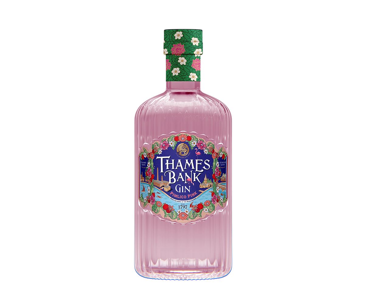 Thames Bank Gin Pimlico Pink 750ml