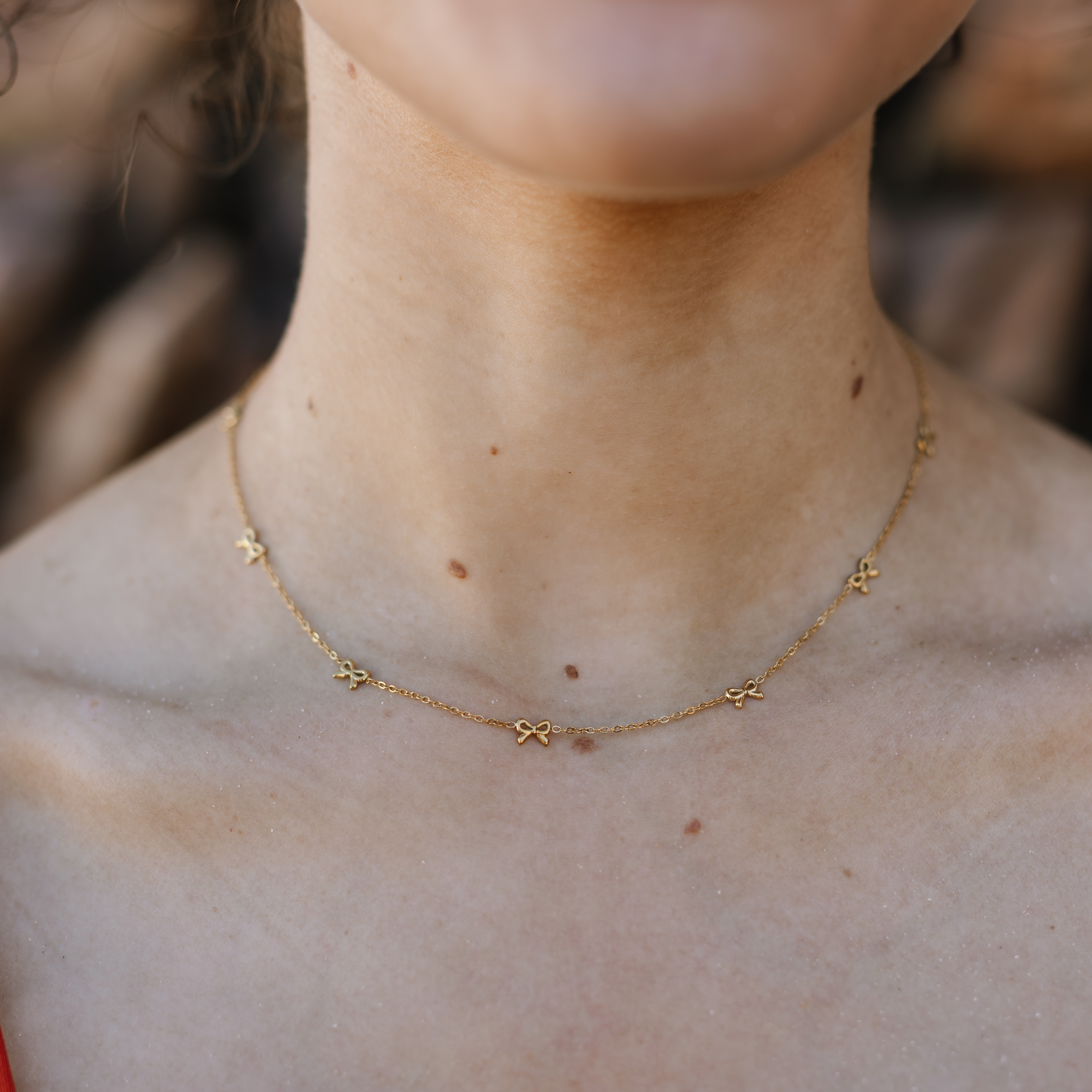 Bow Charm Necklace