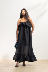 Lumka Ruffle Trapeze Maxi