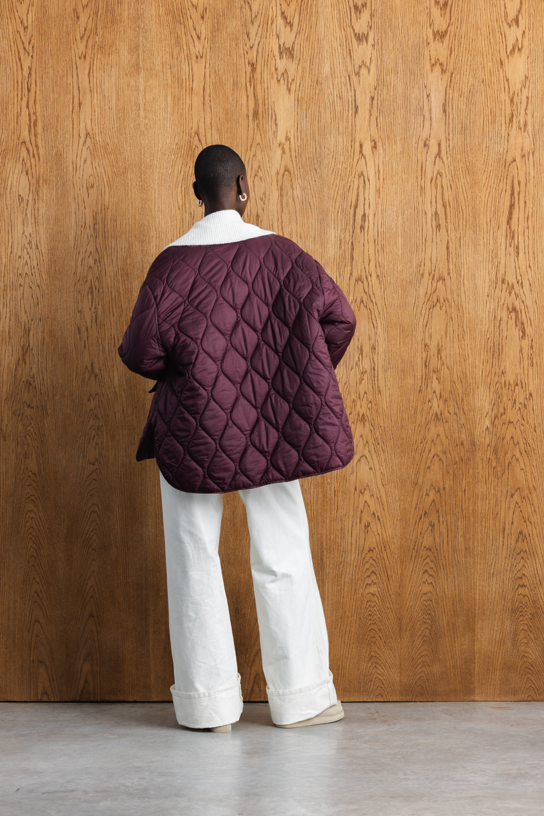 Omphile Quilted Collarless Jacket