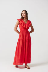 Vanessa Dress in Red