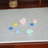 Tayla Jean Grey Maze Tile Play Mat