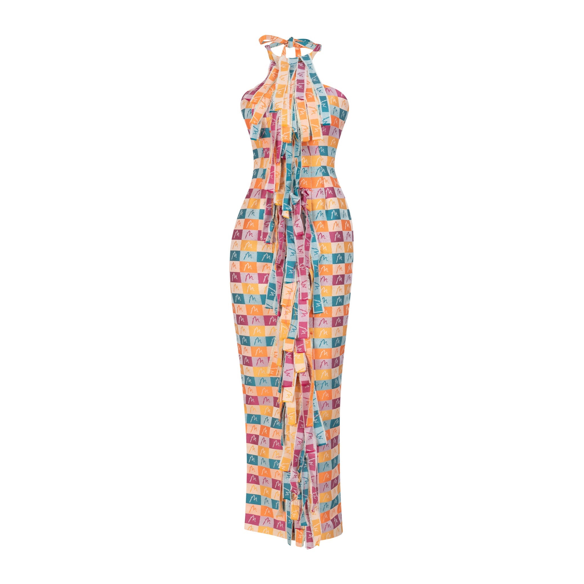 Malondie Summer Block Pencil Dress