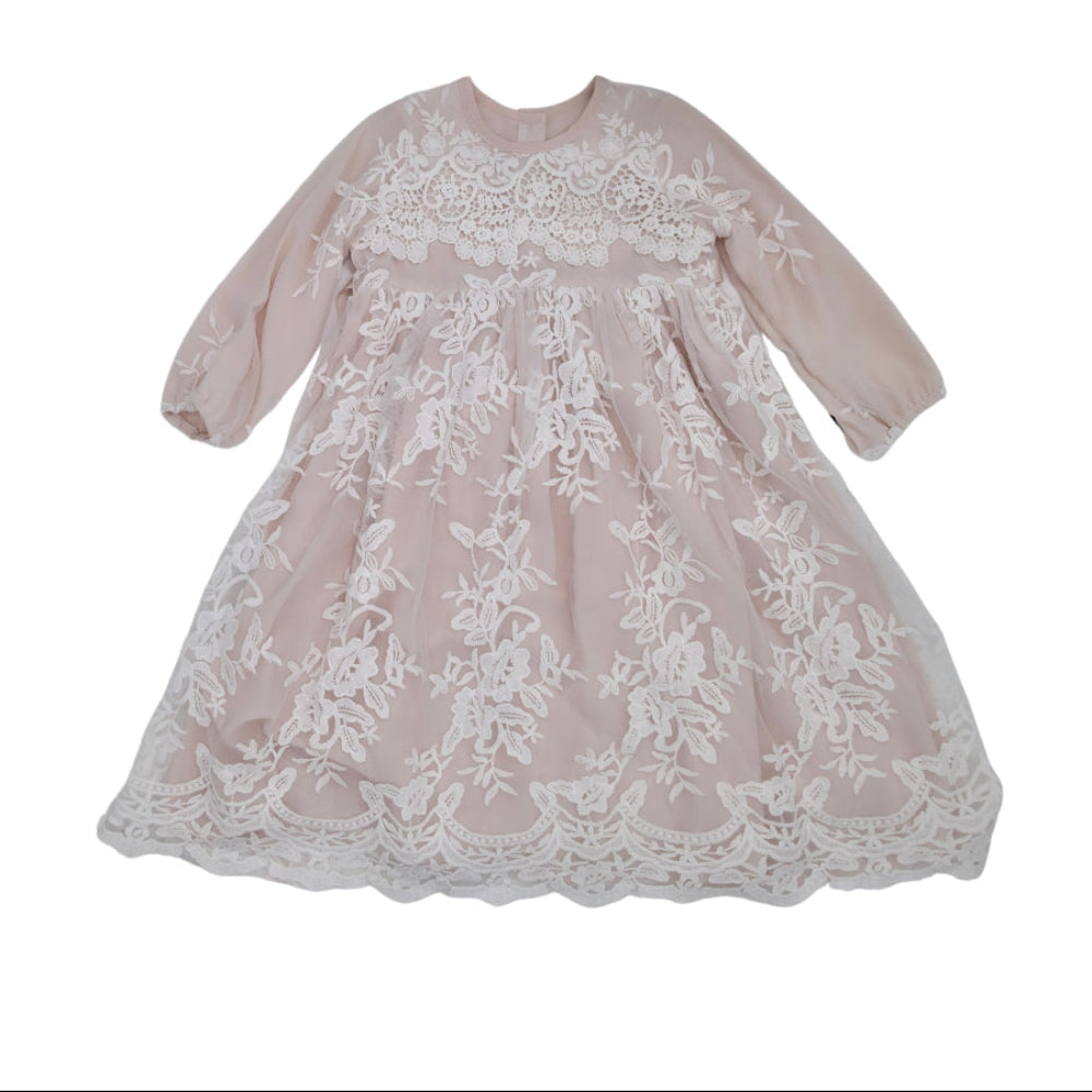 Meerkat Nina Vintage Lace Long Sleeve Dress