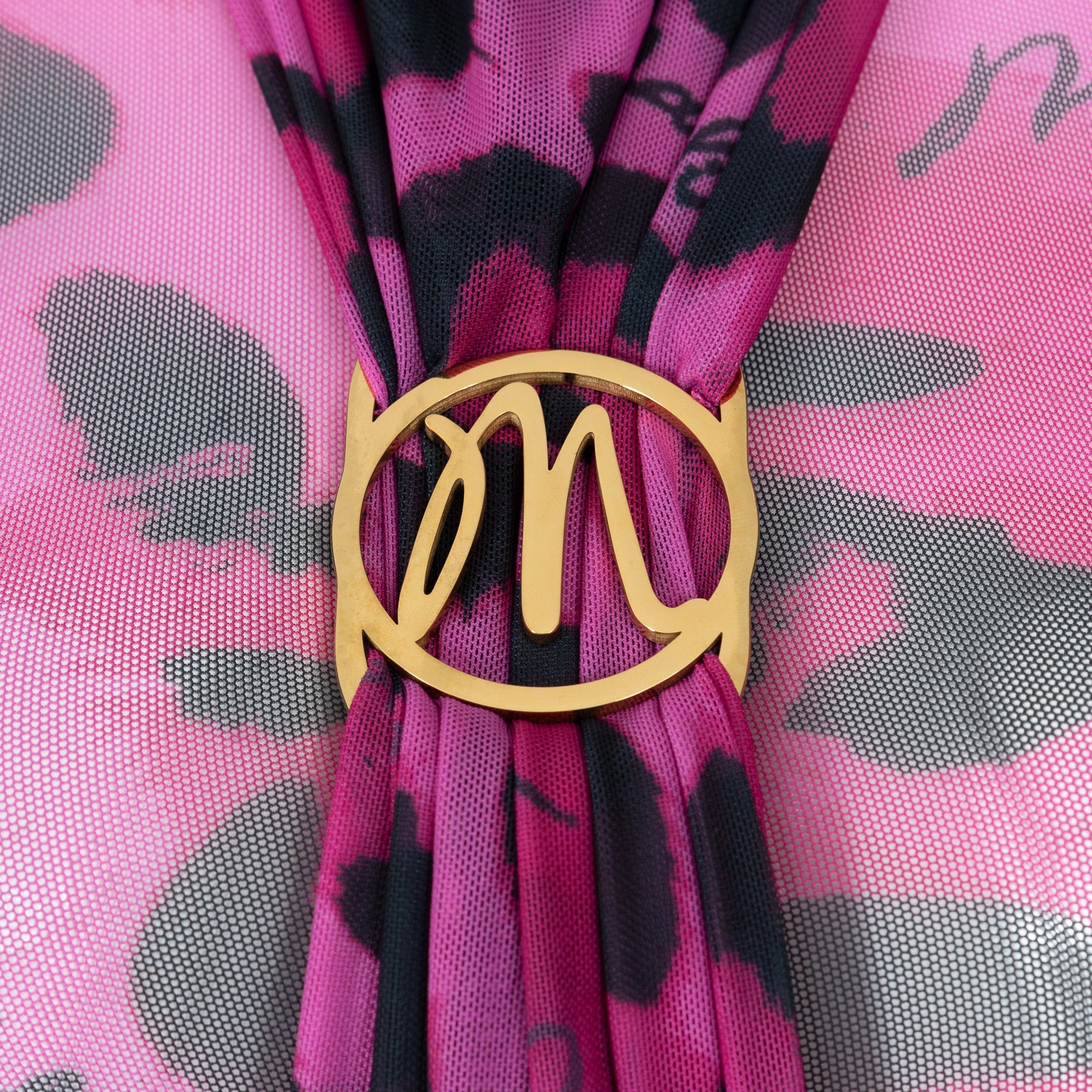 Malondie Pink Safari Summer Dress