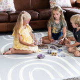 Tayla Jean Grey Brush Stroke & Road Play Mat