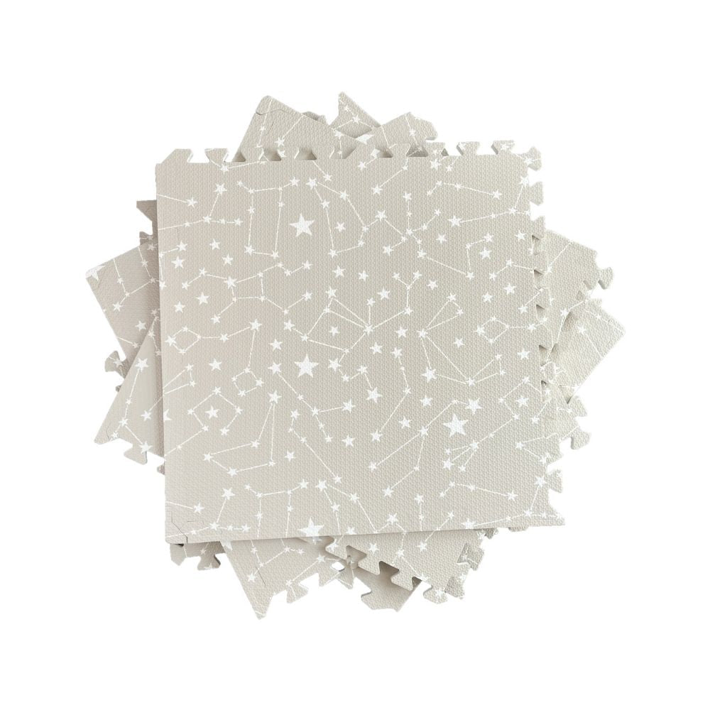 Tayla Jean Beige Cosmic Tile Play Mat