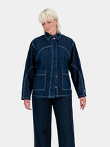 Engineered Denim Jacket (extra length) - Indigo