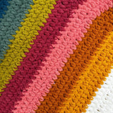 noogi kids Plush Boho Rainbow Blanket