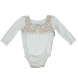 Meerkat Cream Long Sleeve Leotard