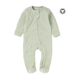 Boki Organic Rib Zipsuit with Footies & Mittens