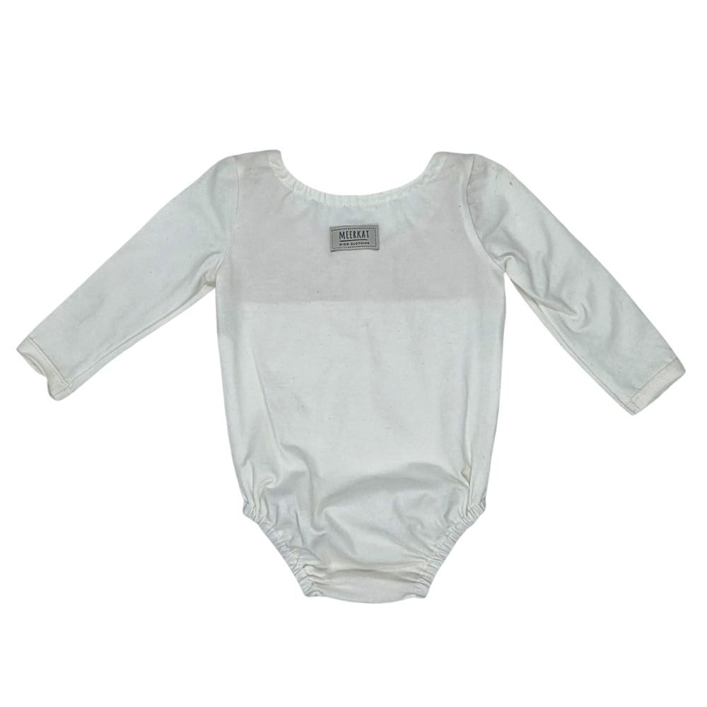 Meerkat Cream Long Sleeve Leotard