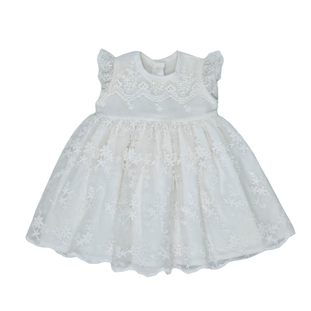 Meerkat Fleur Vintage Lace Short Sleeve Dress