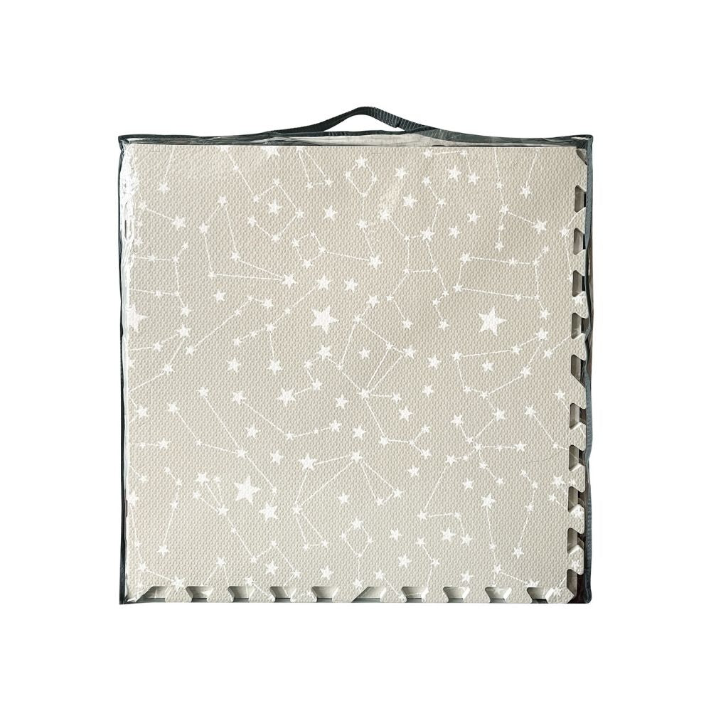 Tayla Jean Beige Cosmic Tile Play Mat