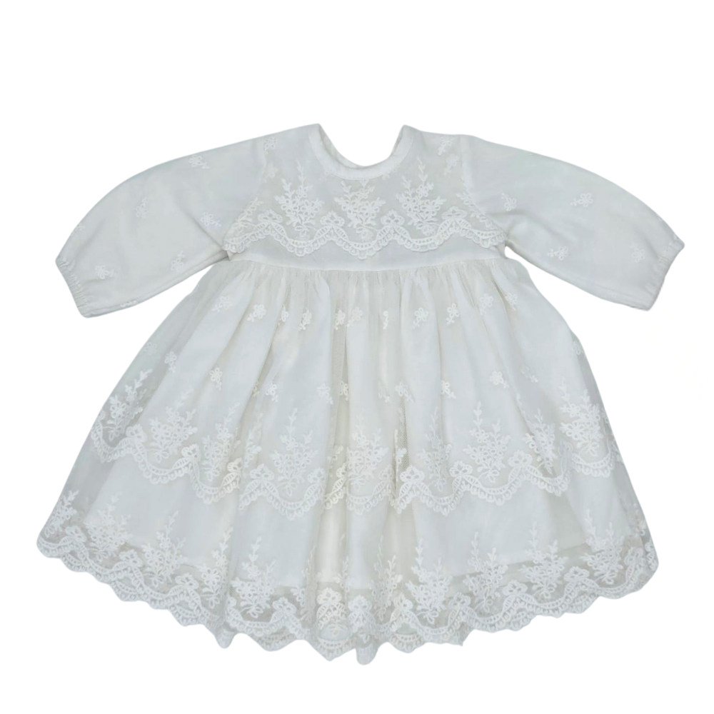 Meerkat - Anya Vintage Lace Long Sleeve Dress
