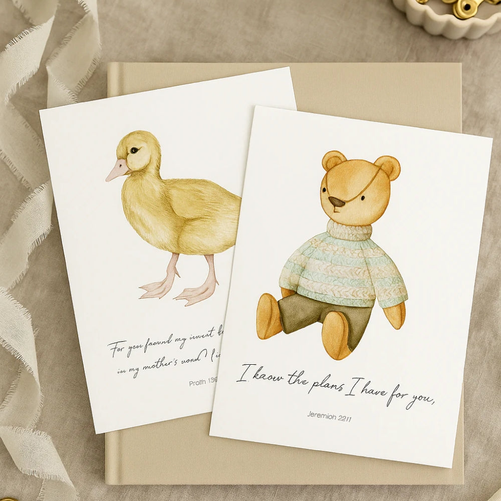 Purpose & Proverbs Nursery Scripture Card