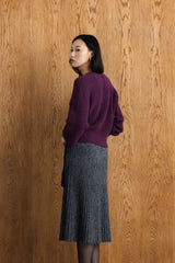 Yoliswa Mock Wrap Knit Top