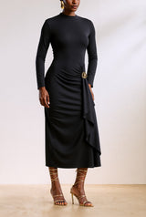 Sinothile Draped Maxi Dress