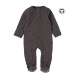 Boki Organic Rib Zipsuit with Footies & Mittens