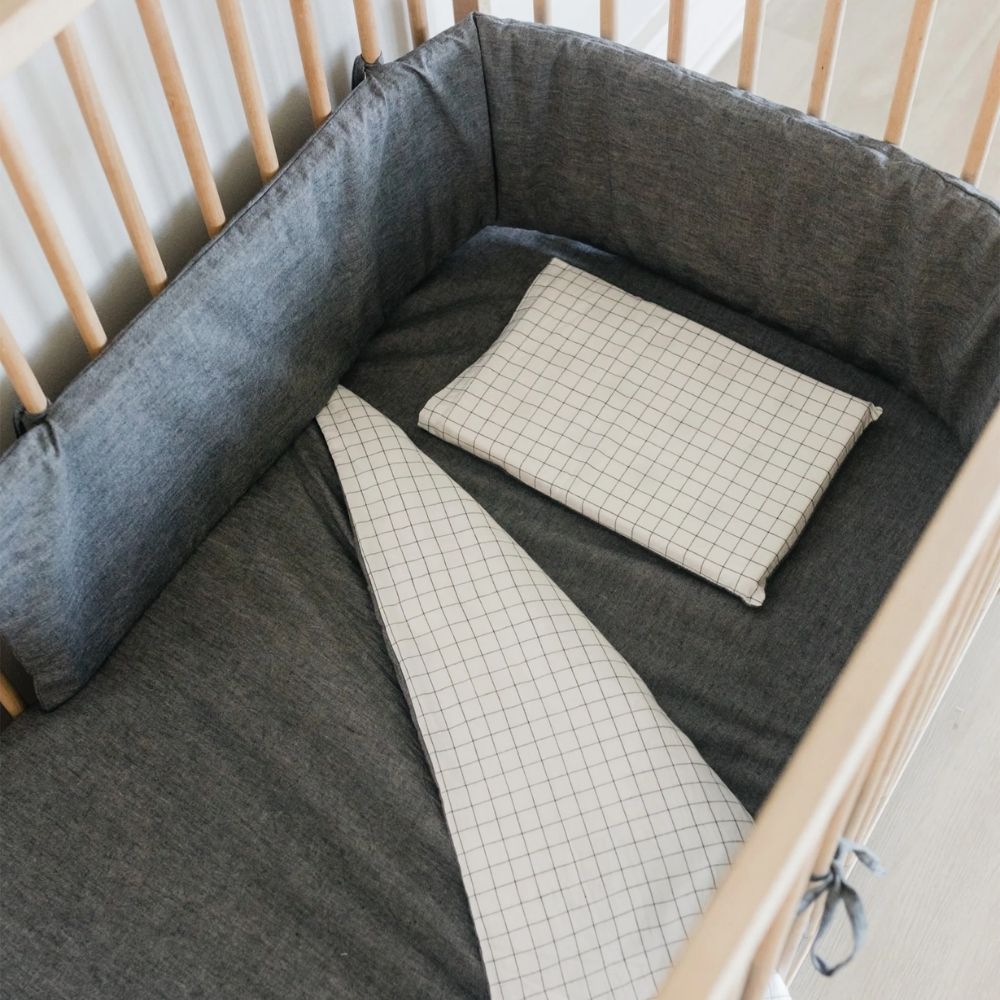 Phlo Studio Washed Cotton Cot Duvet Set