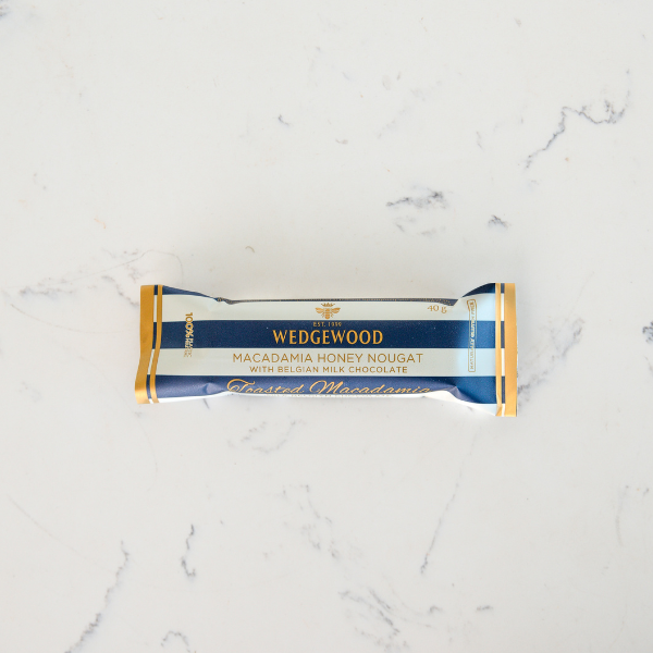 Milk Chocolate & Macadamia Handmade Honey Nougat Bar 40g
