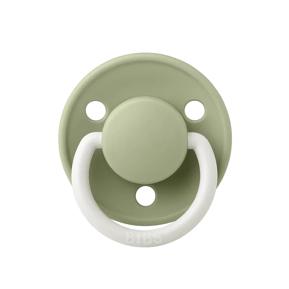 BIBS De Lux GLOW Silicone Pacifier