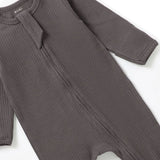 Boki Organic Rib Zipsuit with Footies & Mittens