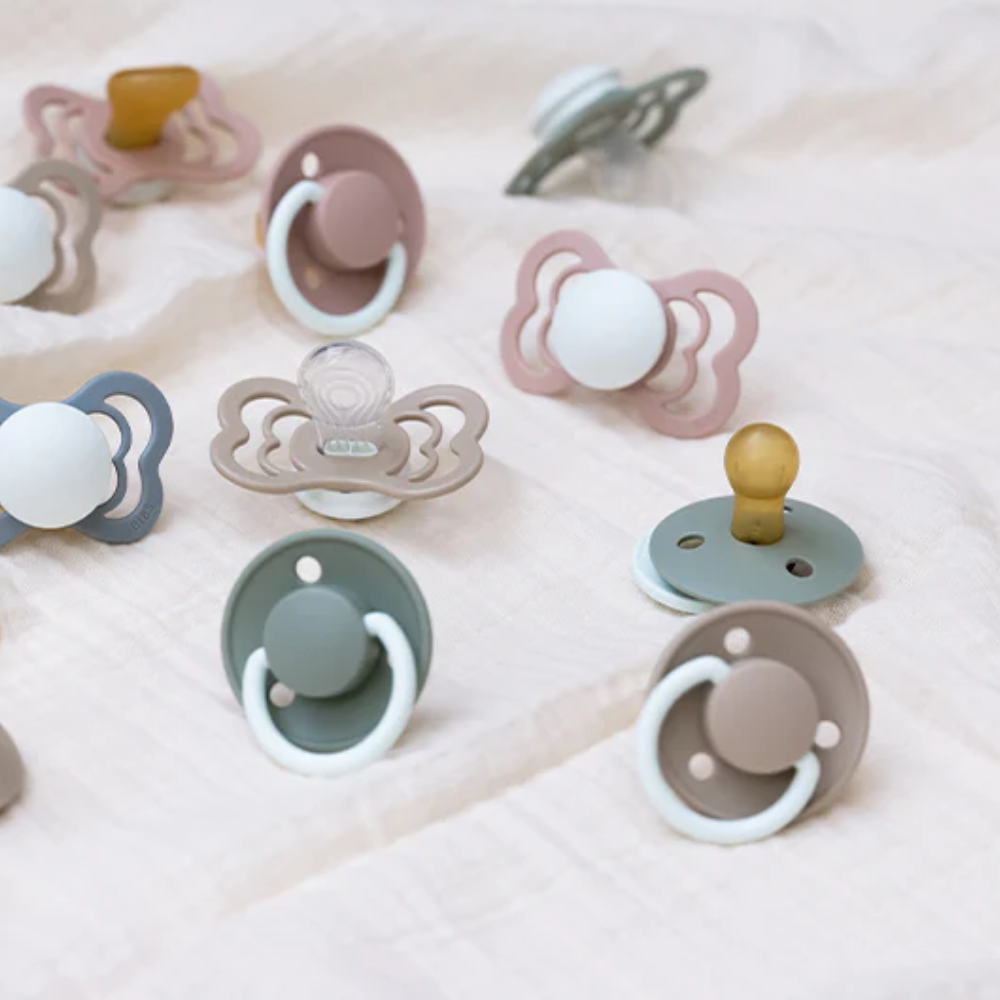 BIBS De Lux GLOW Silicone Pacifier
