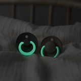 BIBS De Lux GLOW Silicone Pacifier